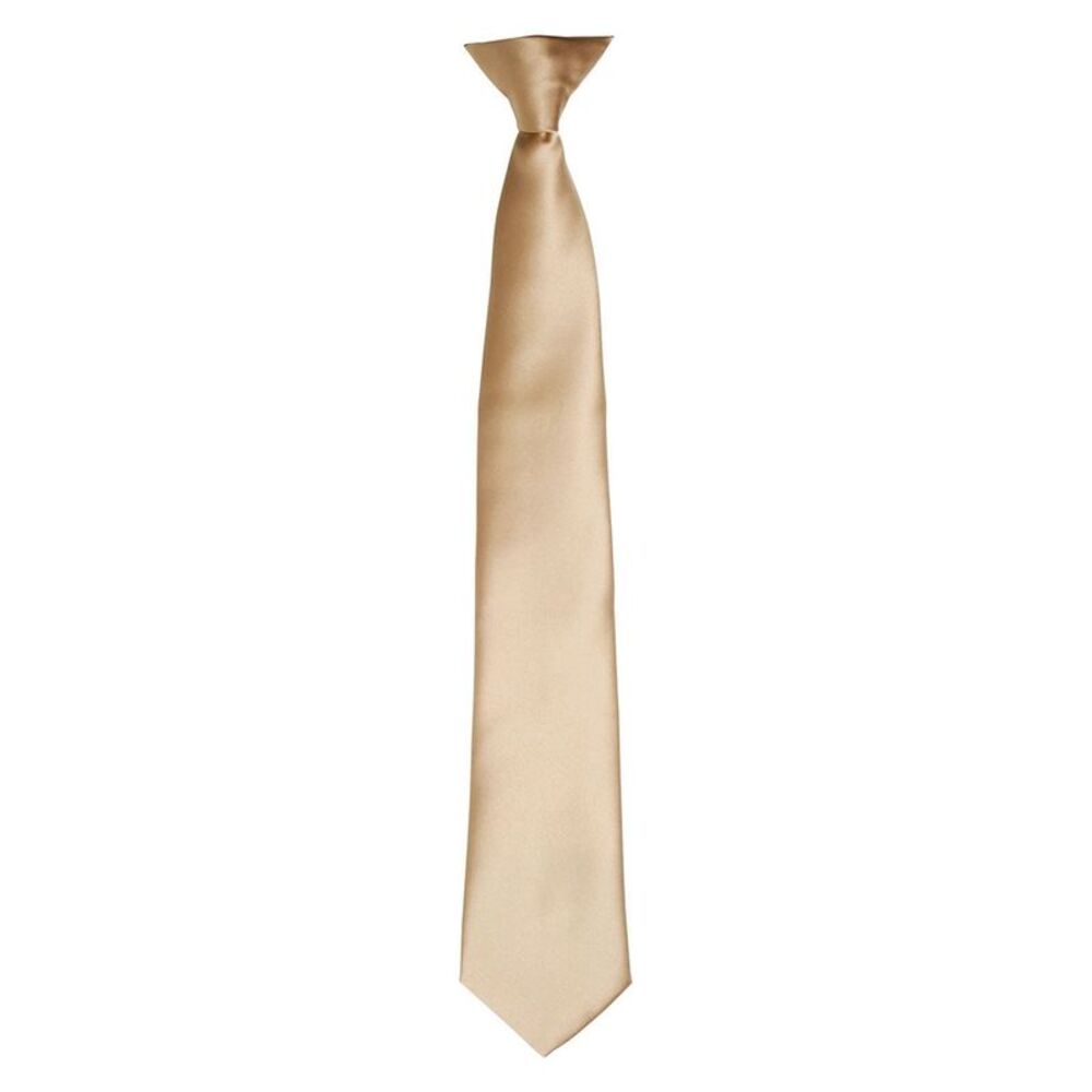 Premier Unisex Adult Satin Tie / Khaki